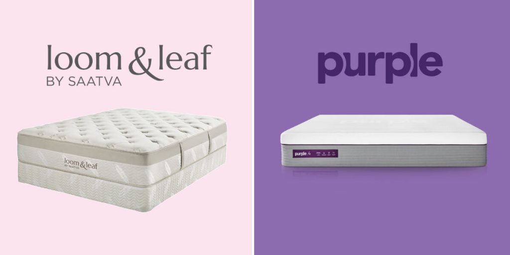 Purple Vs Loom And Leaf Mattress Brand Review Themattressreviews